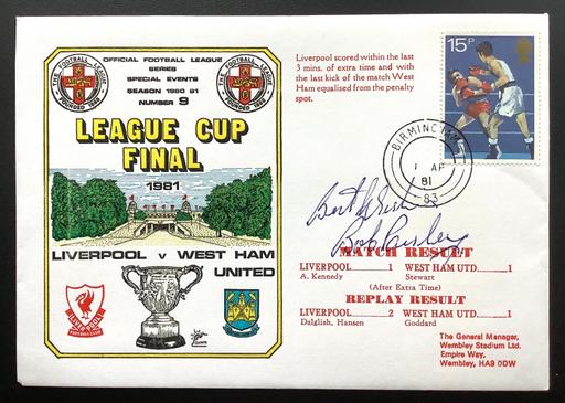 Buy & Sell Lancashire Blackburn with Darwen - Photos for Bob Paisley Signed Liverpool Postal Cover