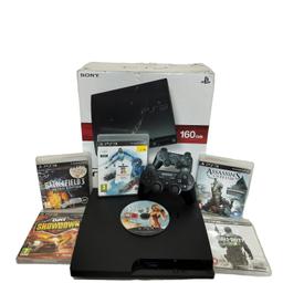 Pre-owned and in good condition. Please see images for more details about condition.


Sony PlayStation 3 Slim 160GB Console

Wireless DualShock 3 Sony controller

6 Games

Charging cable for controller

Power lead


Please note the box is missing inserts


Tested and working properly


If you have any questions message me