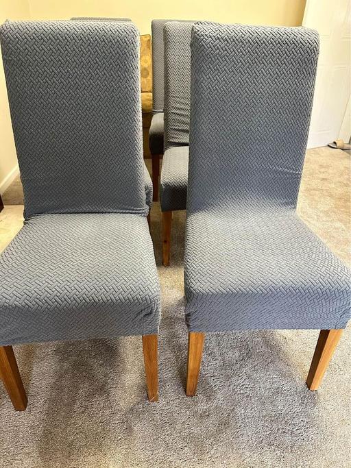 Buy & Sell West Midlands Wolverhampton - Photos for 6 dining room chairs and covers