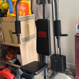 Pro power lay flat home gym sale