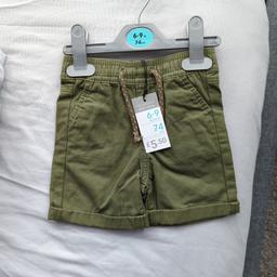 Brand new with tags khaki shorts for a beautiful 6-9month old baby 

My little one didn't get to wear these maybe yours will 😜