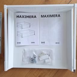 IKEA Maximera Schublade mit Vollauszug. Für Schränke mit den Maßen 60x60cm
Komplett,  z.T. Originalverpackt mit Anleitungen.