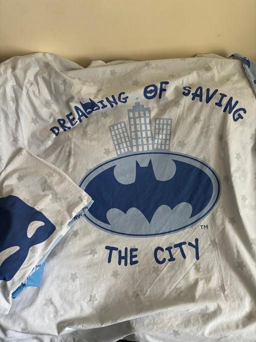 Buy & Sell Barking and Dagenham Dagenham - Barking and Dagenham - Photos for Batman cotbed quilt-cover pillow and sheet