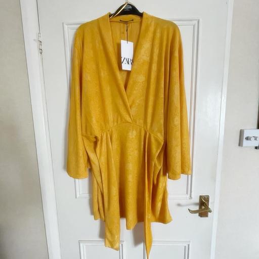 Buy & Sell Dorset Bournemouth, Christchurch and Poole - Photos for Zara Woman Mustard Yellow Knotted Mini Dress