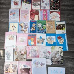 all new with envelopes 
10 mother's day cards 
10 father's Day cards 
10 Christmas cards