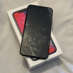 iPhone X with 64gb storage, unlocked to all networks, not locked in anyway as it has been completely reset.
phone is in mint condition. no scratches, marks or anything. has a screen protector on currently which is cracked but the screen underneath is not damaged at all, and has been in a case since i’ve had it.
72% battery health.
everything works perfectly, face iD touchscreen all working perfectly.
phone comes with original box only, no charger block and cable.
open to offers. cash and collection only