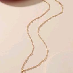 Ladies pendant. 18k gold plated