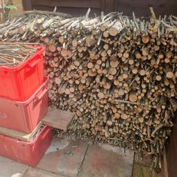Joblots of firewood, can help load, stock up while cheap, empty tubs not included