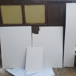 Joblot plasterboard left over from a job - please read description as not returns
QTY 1 180cmx32cms badly bowed
QTY 2 121cmsx88cms smaill holes around edges see pic and 1 with bit missing
QTY 1 64cmsx47cms