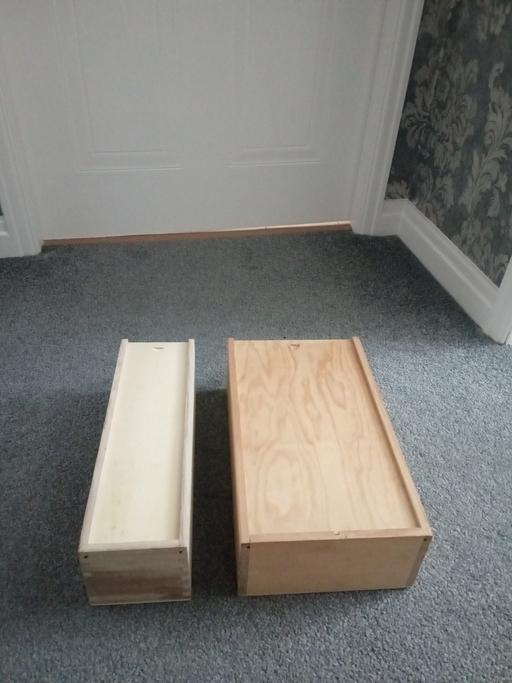 Classes Flintshire - Wales Drury - Flintshire - Photos for 2 X wooden wine/gift boxes