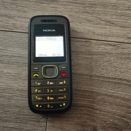 Nokia 1208 Mobile Phone (Vodafone), In good working condition, handset only.