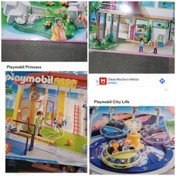 Playmobil Princess, Playmobil City Life, Playmobil Summer Fun ,Playmobil Sporthalle
Alles zusammen um 80,-