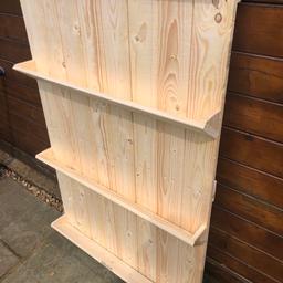 Herb wall planter with 3 shelf all made with new heattreated wood the board is 120cm x80cm