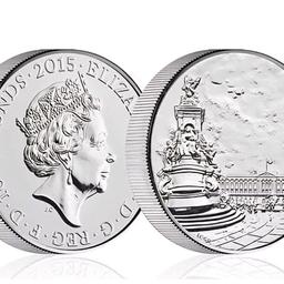 £100 Pure Silver Coin Royal Mint. Featuring Buckingham Palace!