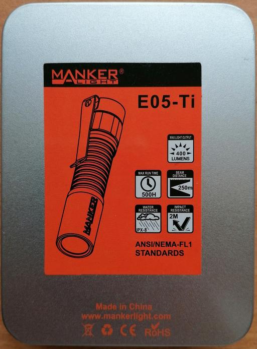 Buy & Sell South East London Sydenham Hill - SE26 - Photos for MANKER TITANIUM TORCH.