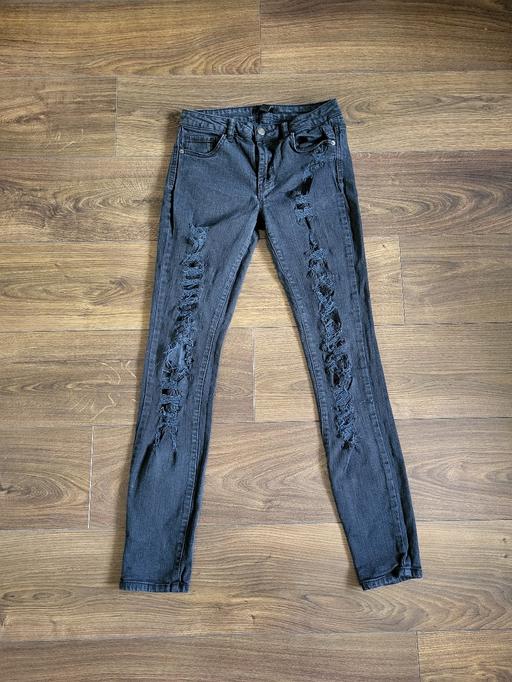 Buy & Sell West Midlands Sandwell - Photos for Forever21 Black Ripped Skinny Jeans Size W28