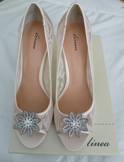 Buy & Sell Lancashire South Ribble - Photos for Darlia Nude Satin Shoes 