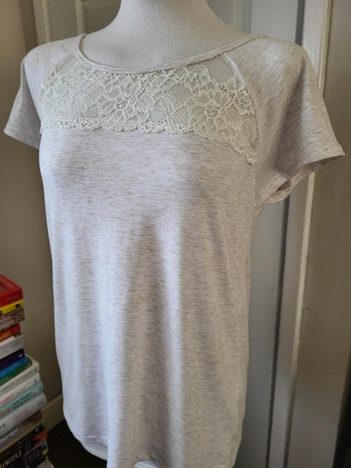 Buy & Sell West Midlands Sandwell - Photos for TU New Beige T Shirt Top Size 8 BNWT