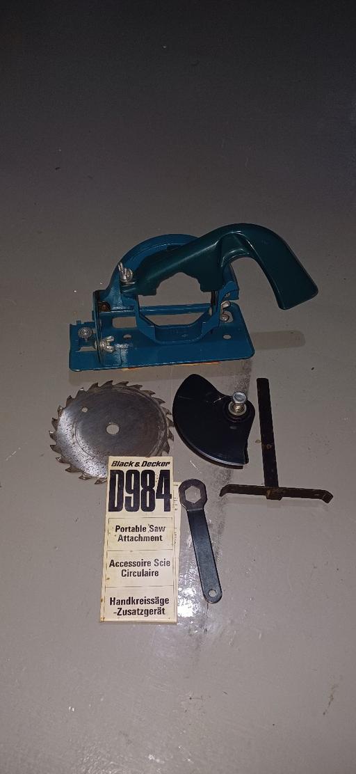 Buy & Sell County Durham Bowburn - County Durham - Photos for Black & Decker portable saw attachment.