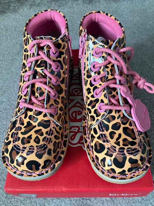 Buy & Sell Hertfordshire Broxbourne - Photos for Kickers Leopard Print Boot Size 2 new