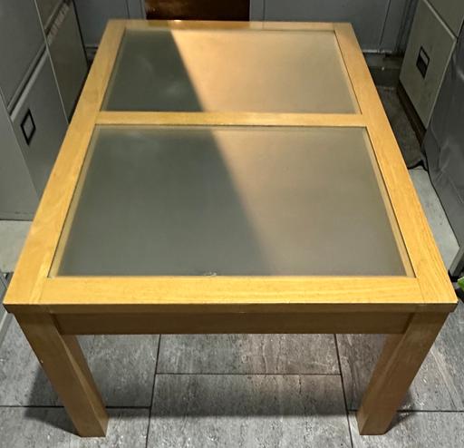 Buy & Sell Greater Manchester Rochdale - Photos for Dining table with frosted glass top