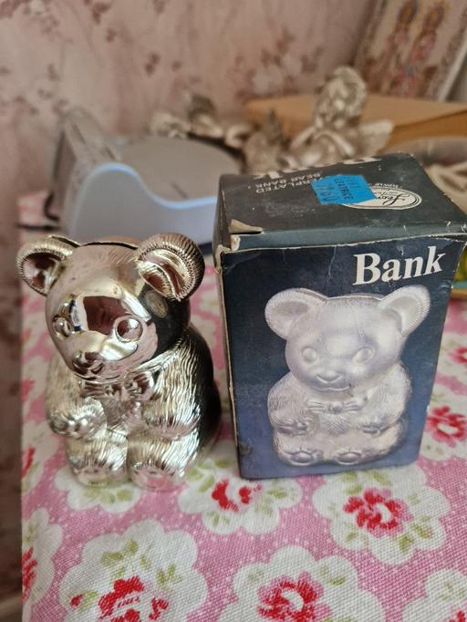 Buy & Sell North West London Queensbury - Harrow - Photos for Silver plated piggy 🐷 bank. Ideal gift 🎁