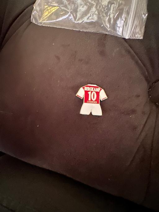 Buy & Sell Norfolk Great Yarmouth - Photos for Arsenal Bergkamp football badge