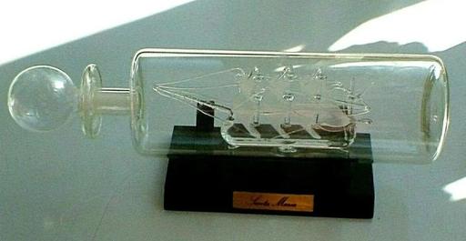 Buy & Sell Merseyside Saint Helens - Photos for labglass santa maria ship in bottle