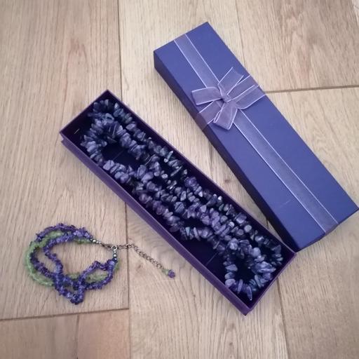 Buy & Sell Wiltshire Swindon - Photos for Genuine Amethyst Necklace & Bracelet