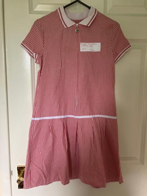 Buy & Sell West Yorkshire Bradford - Photos for School gingham dress 10-11 years in red £2