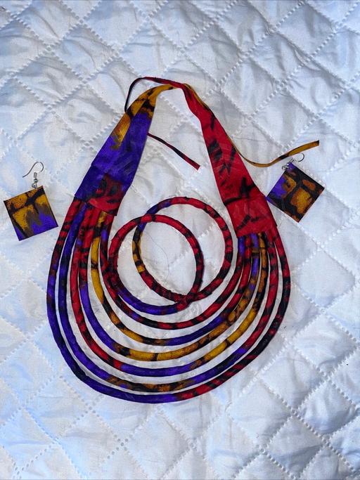 Buy & Sell South East London Catford - South East London - Photos for Hand Made Ethnic Print Jewellery set