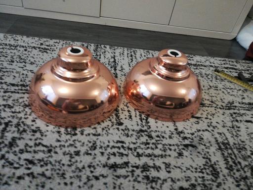 Buy & Sell Greater Manchester Trafford - Photos for Rose gold lamp shades x2