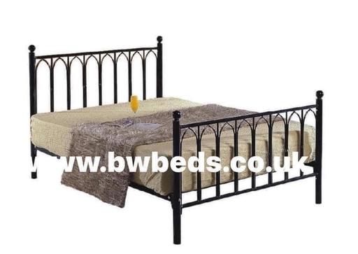 Buy & Sell South Yorkshire Rotherham - Photos for Double Madonna black metal bedframe