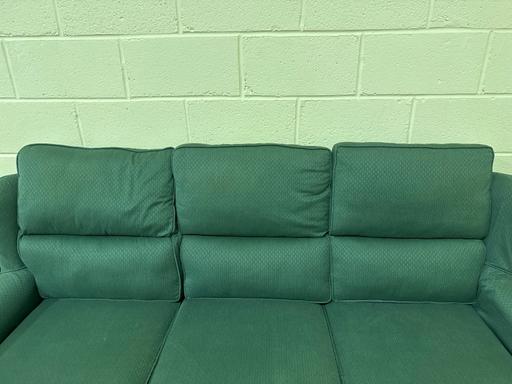 Buy & Sell South Yorkshire Rotherham - Photos for 3 seater green fabric sofa