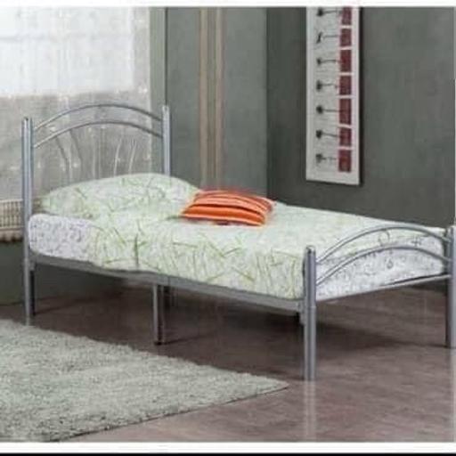 Buy & Sell South Yorkshire Rotherham - Photos for Tuscany silver metal single bed frame