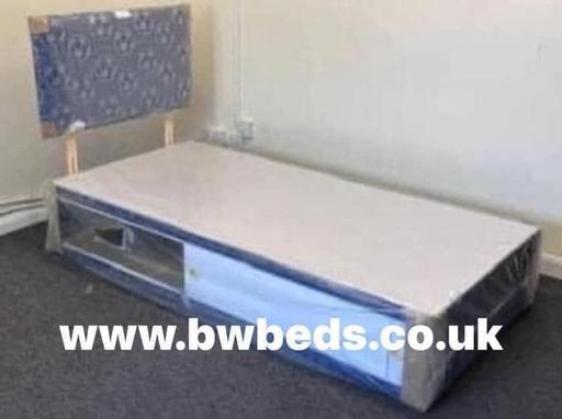 Buy & Sell South Yorkshire Rotherham - Photos for Single blue football divan base and mattress