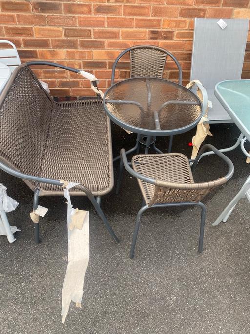 Buy & Sell West Midlands Coventry - Photos for 4 seater Garden set brown