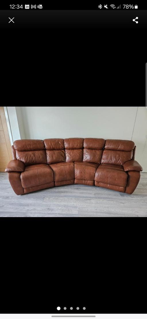 Buy & Sell North West London Brent Cross - NW4 - Photos for Daytona dfs curved leather sofa