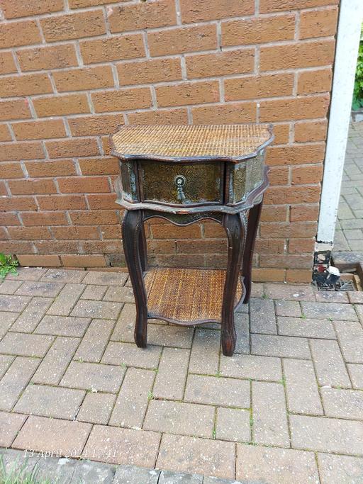 Buy & Sell West Midlands Birmingham - Photos for Vintage bamboo bedside table