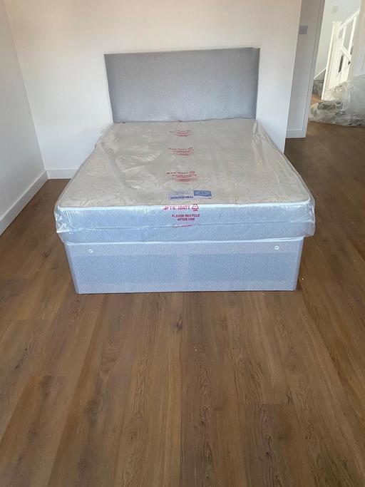 Buy & Sell Warwickshire Warwick - Photos for Double divan bed with firm mattress