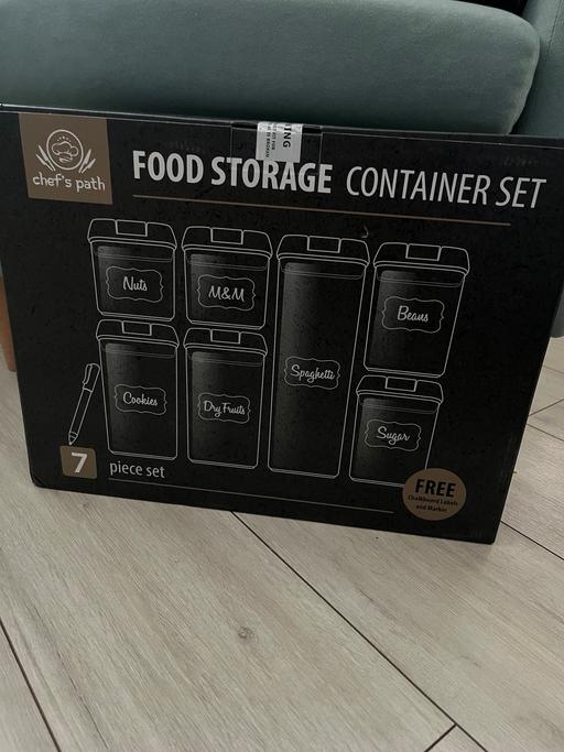 Buy & Sell Kent Swale - Photos for Pack of 7 food containers kitchen with labels