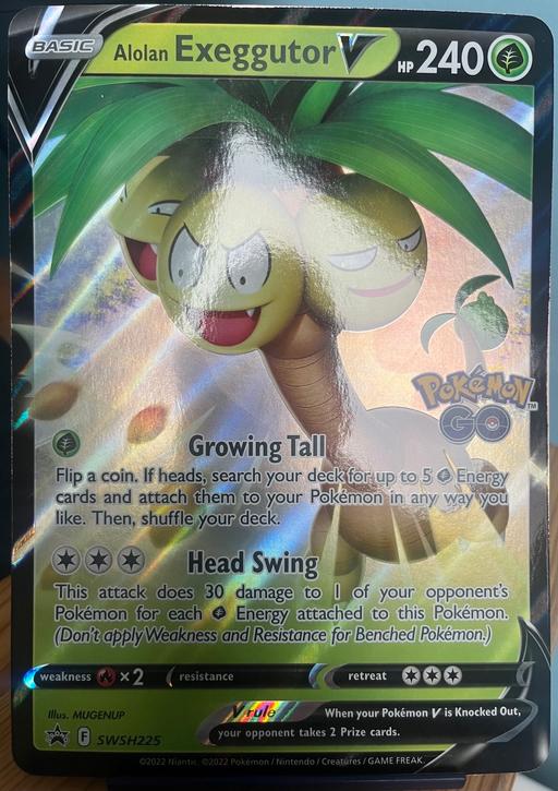 Buy & Sell Hertfordshire North Hertfordshire - Photos for Alolan Exeggutor jumbo Pokemon card