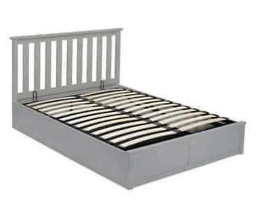 Buy & Sell South Yorkshire Rotherham - Photos for KING SIZE GREY OXFORD LIFT BED FRAME