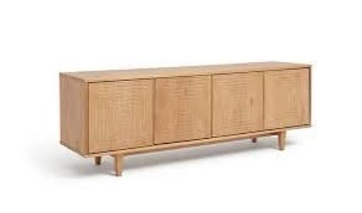 Buy & Sell West Midlands Coventry - Photos for Grooved Storage 4 Door Sideboard - Pine