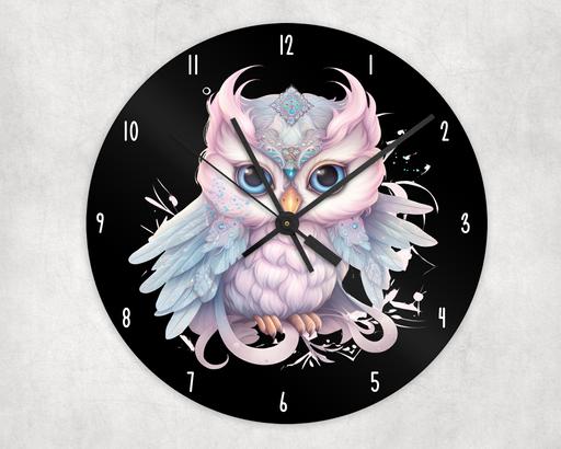 Buy & Sell Lincolnshire North Lincolnshire - Photos for Owl Glass Wall Clock