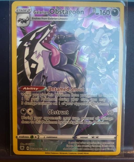 Buy & Sell Hertfordshire North Hertfordshire - Photos for Pokemon card - Galarian Obstagoon