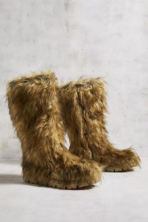 Buy & Sell Hampshire Gosport - Photos for Daisy Street Brown Faux Fur Boots EU40