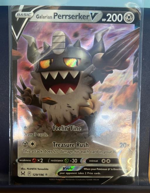 Buy & Sell Hertfordshire North Hertfordshire - Photos for Pokemon card - Galarian Perrserker V