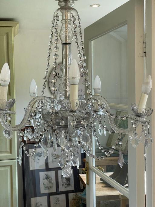 Buy & Sell Cheshire East Over Alderley - Cheshire East - Photos for Large Victorian crystal chandelier