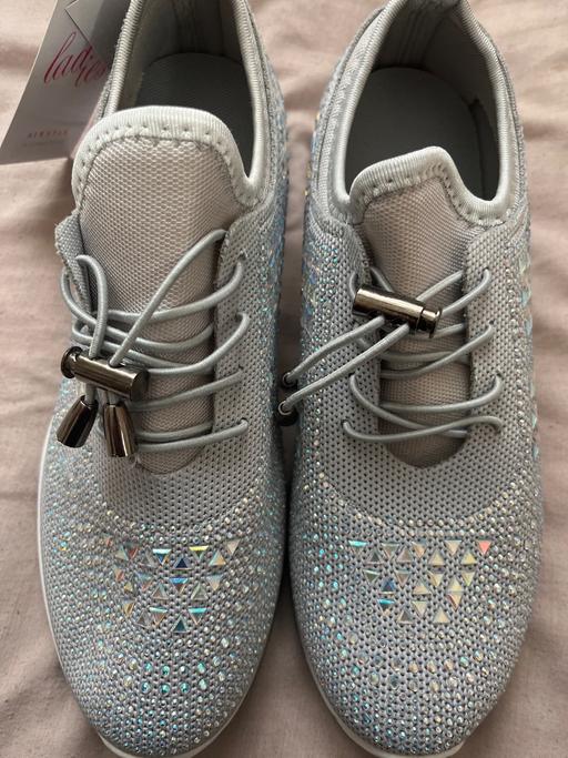 Buy & Sell South West London Kingston upon Thames - Photos for Grey Diamante Trainers Air Star